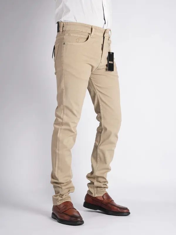 Packs de 3 pantalons en toile piqué de coton 5 poches Ref-Pck733241V ( Beige + Bleu roi + Charocal Gris )